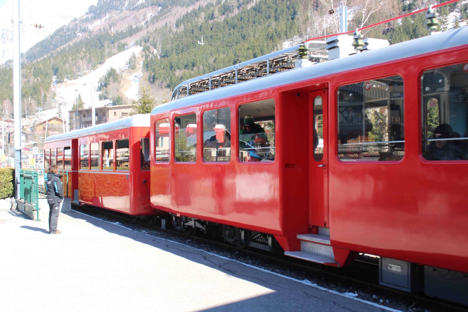 Chamonix le train rouge du Montenvers