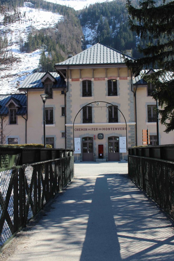 la gare de Chamonix via le Montenvers 