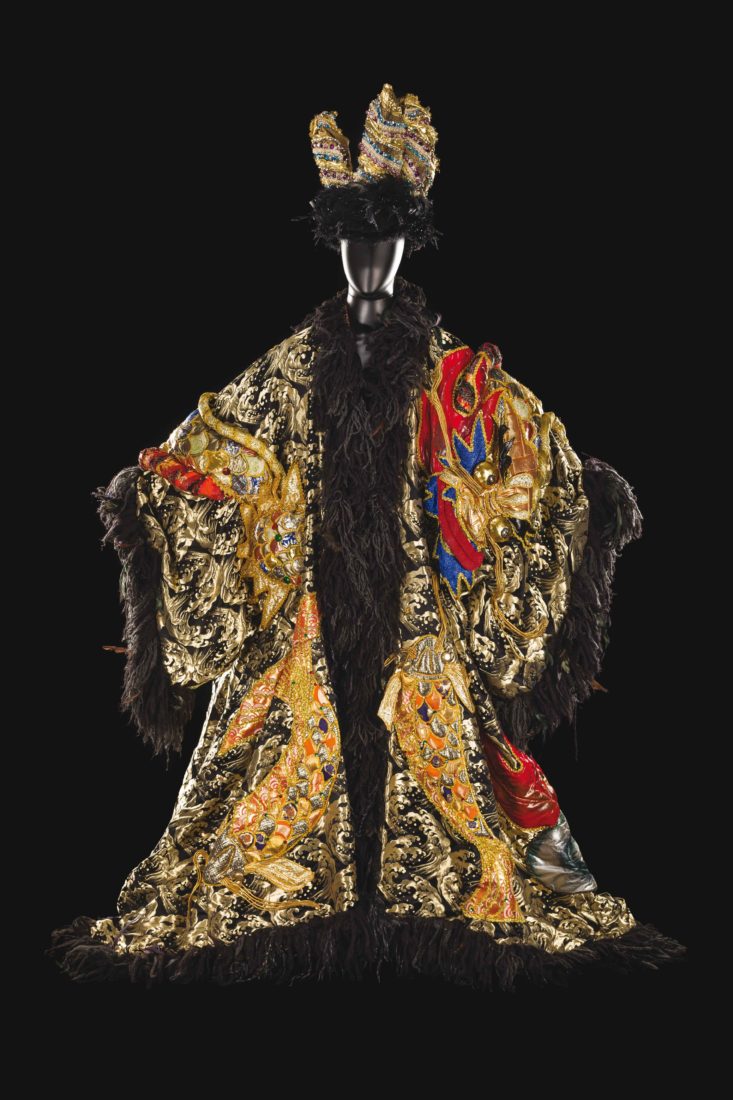 Costume de Tomio Mohri pour le rôle du Roi Dodon, dans Le Coq d’or