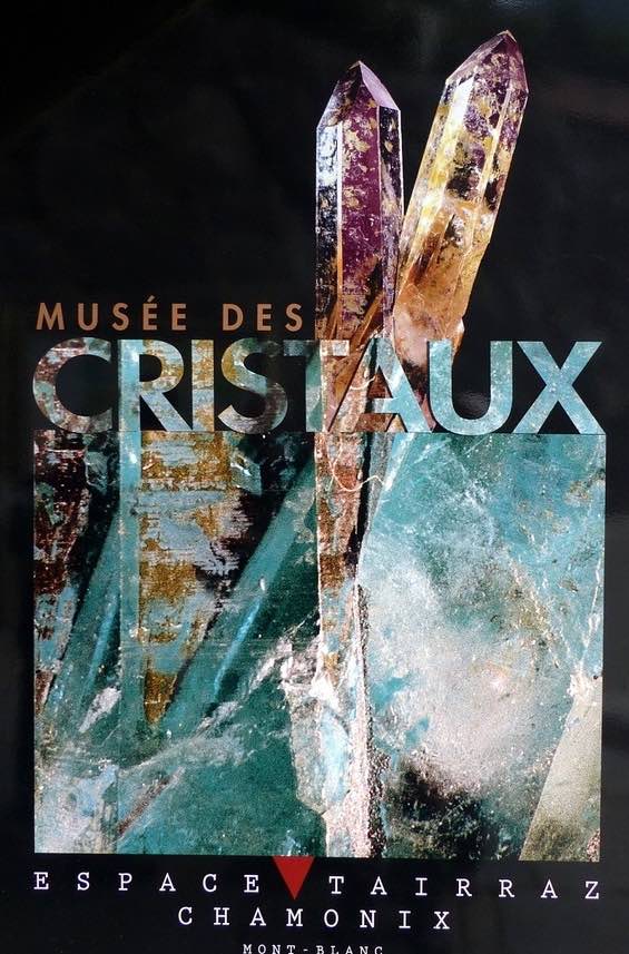 Chamonix Affiche musée des cristaux