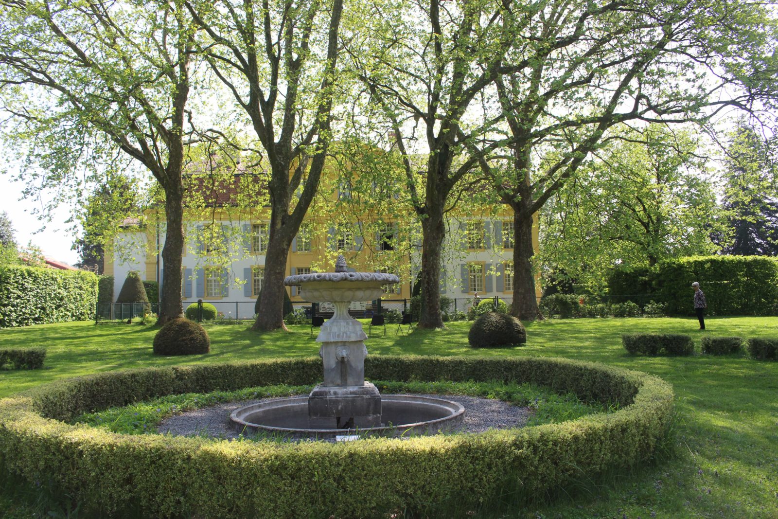 Château de Cheseaux Vaud fontaine