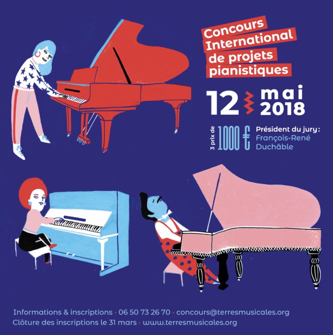 marathon du piano Evian 2018 concours projets