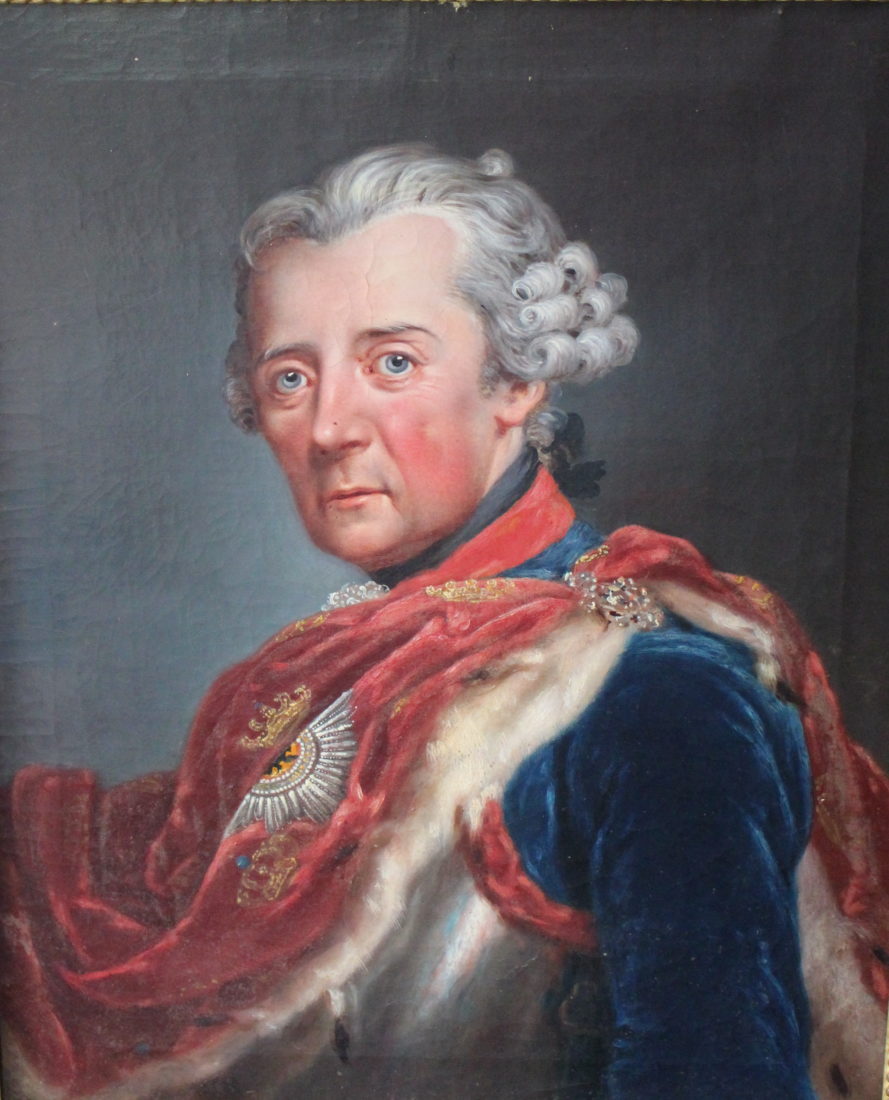 château de Ferney portrait de Frederic II