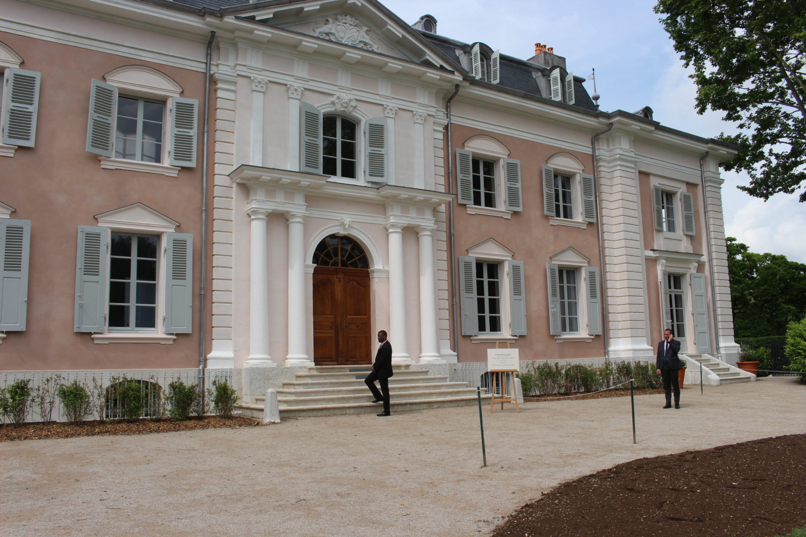 château de Ferney Voltaire façade rénovée 2018