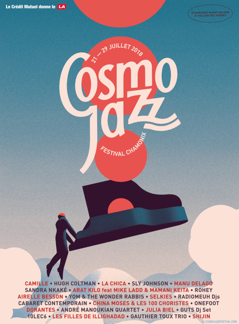 cosmo jazzz Chamonix Affiche