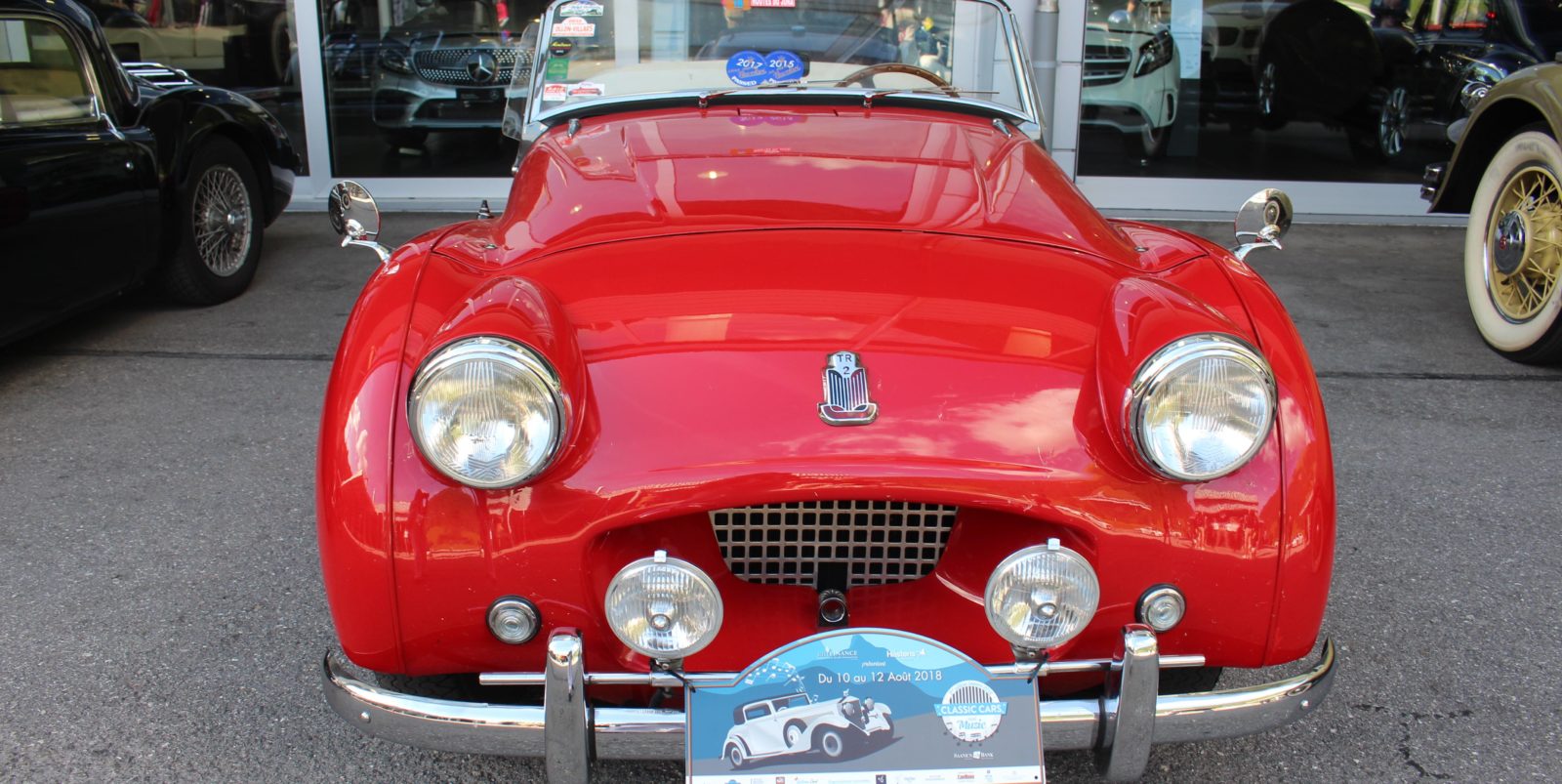 classic cars and Music Saanen TR2