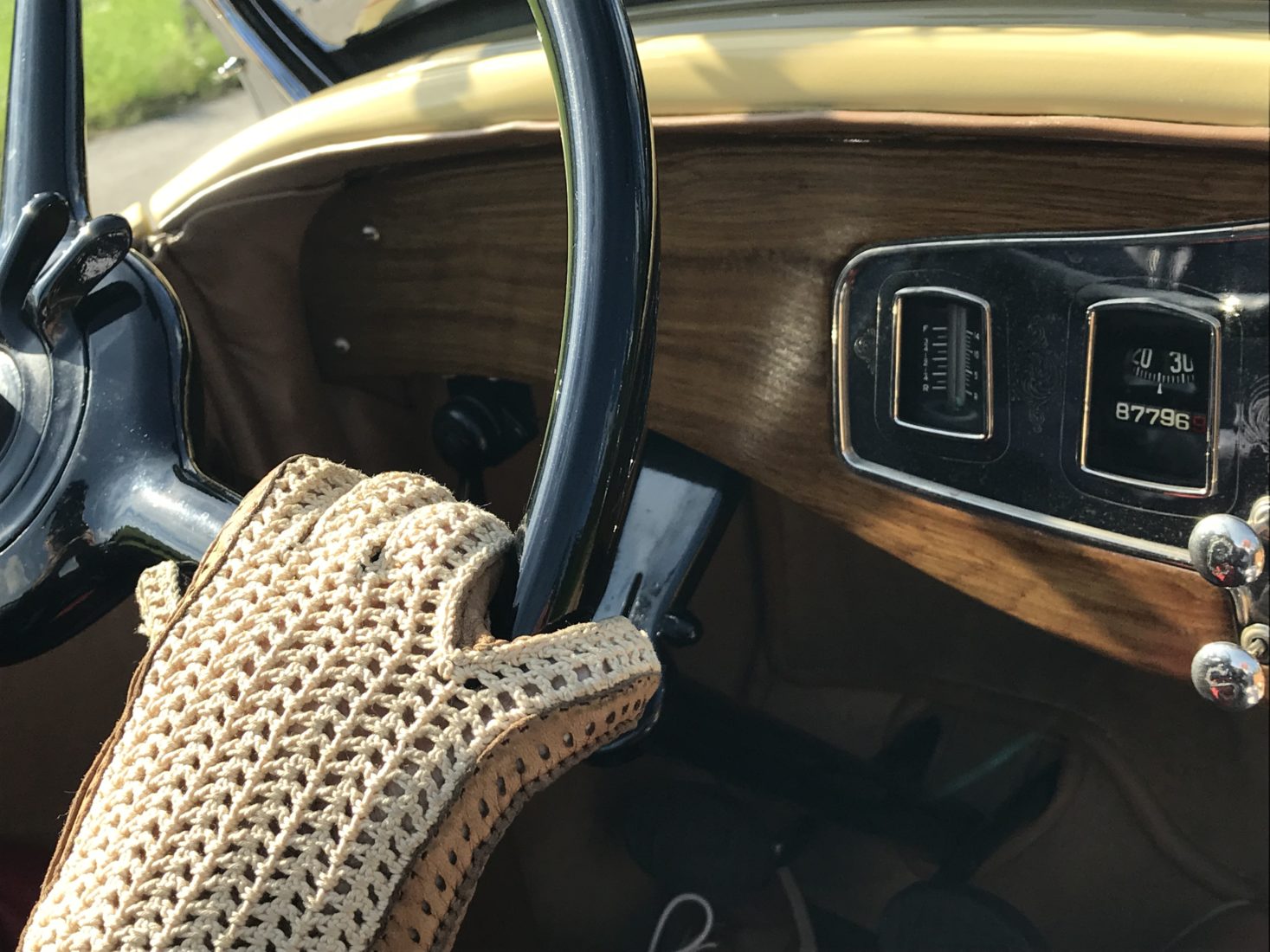 Saanen Classic Cars Studbaker type 54 Roadster vue intérieure