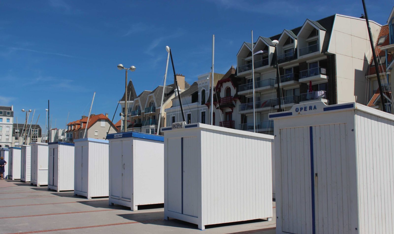 Wimereux les cabines de plage