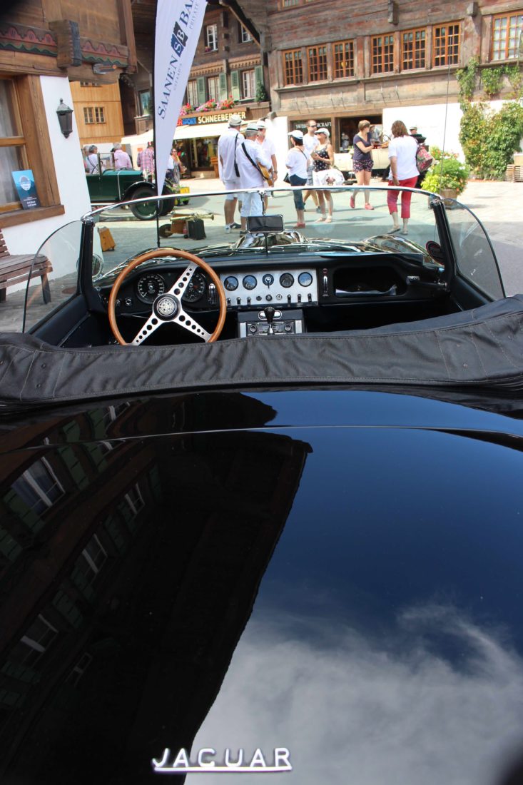Saanen Classic Cars & Music 2018 vue intérieur Jaguar