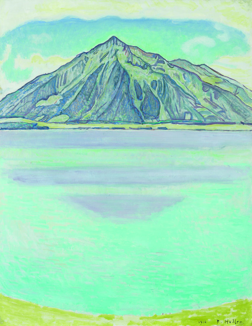 Hodler Thunersee mit Niesen, 1910 