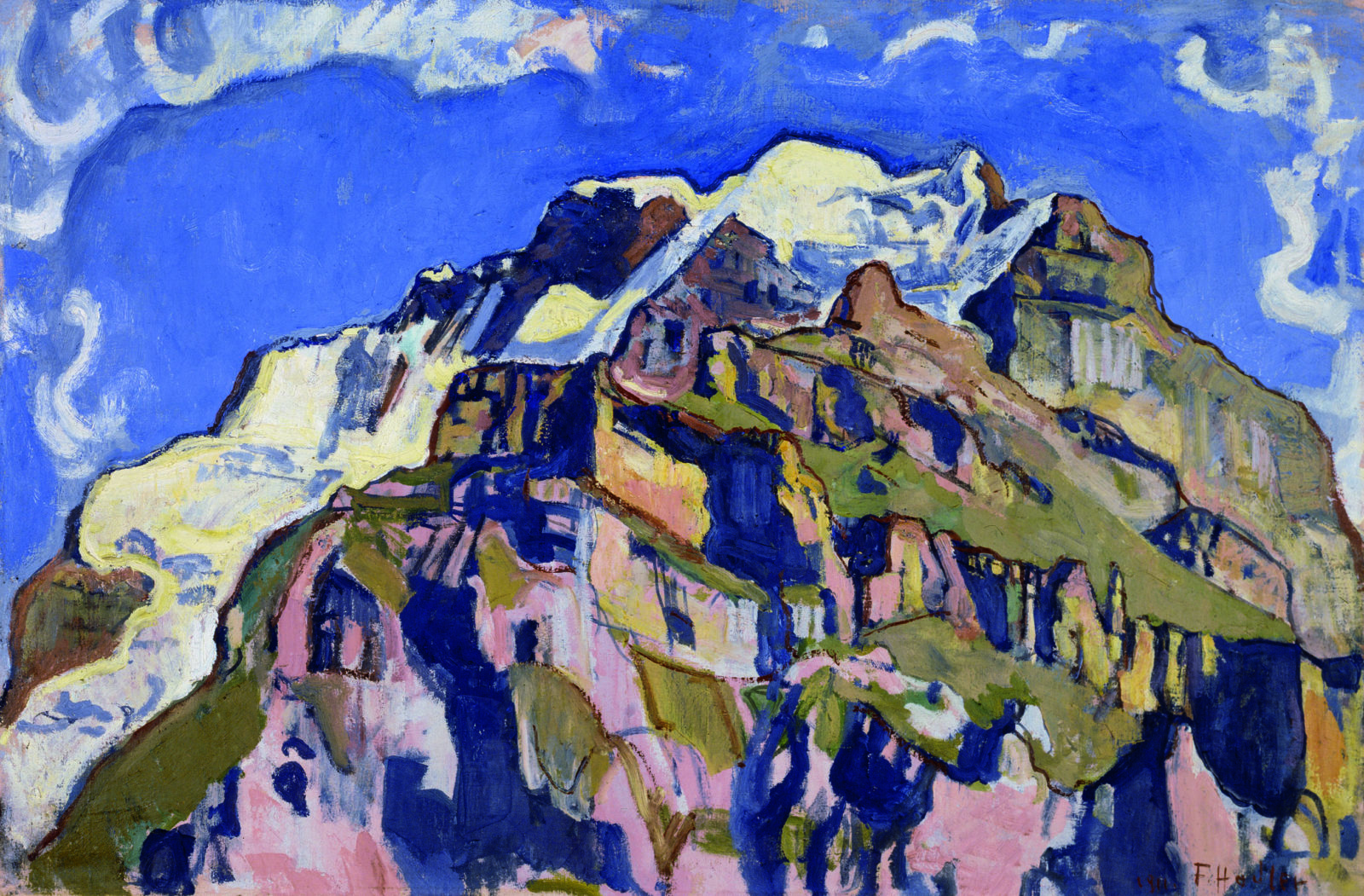 Ferdinand Hodler: Der Mönch mit Wolken, 