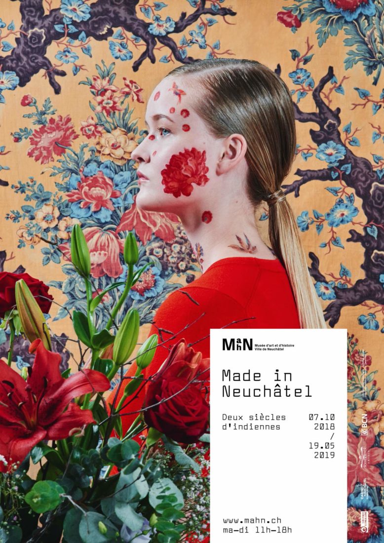 expo MAHN indiennes Neuchâtel Affiche