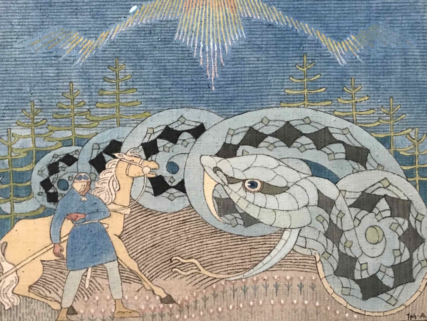 Lemminkäinen et le serpent d'eau, Joseph Allanen