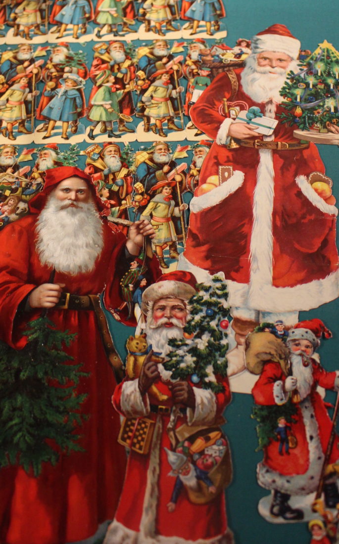 Château de Gruyères 2018 figurines père Noel