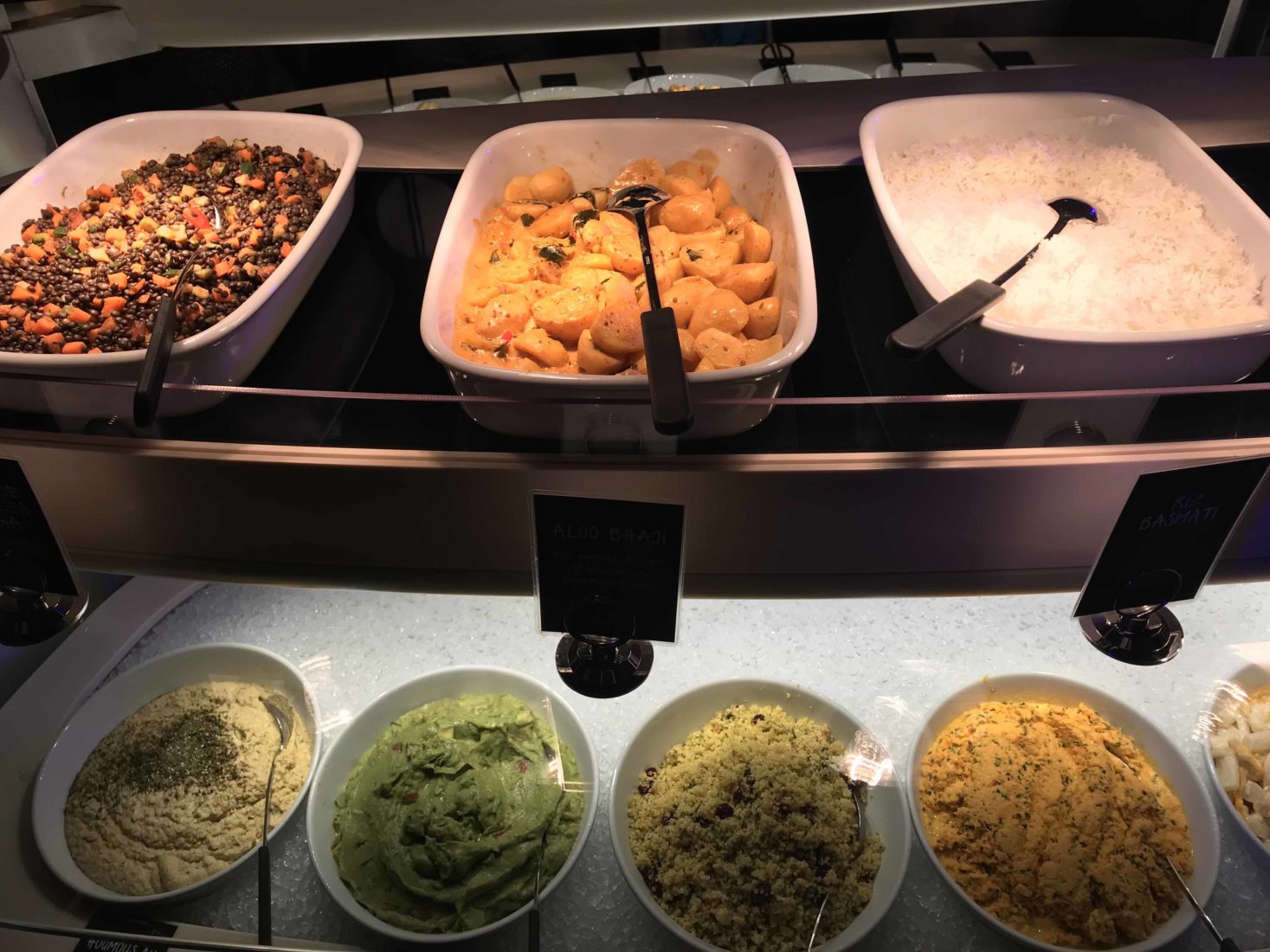 tibits buffet de la gare Lausanne plats vegan du buffet