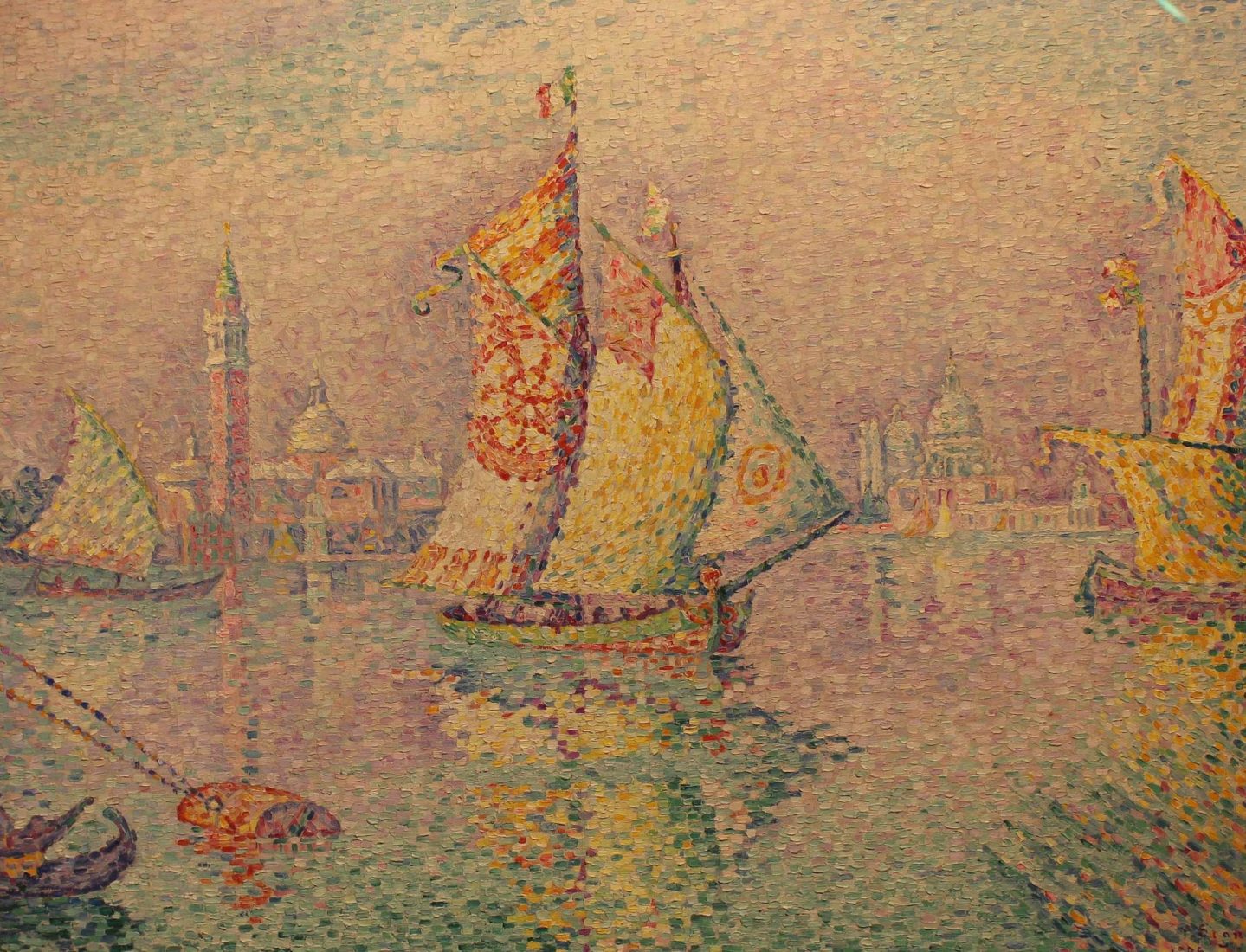 mbaa Besançon Signac La voile jaune, Venise