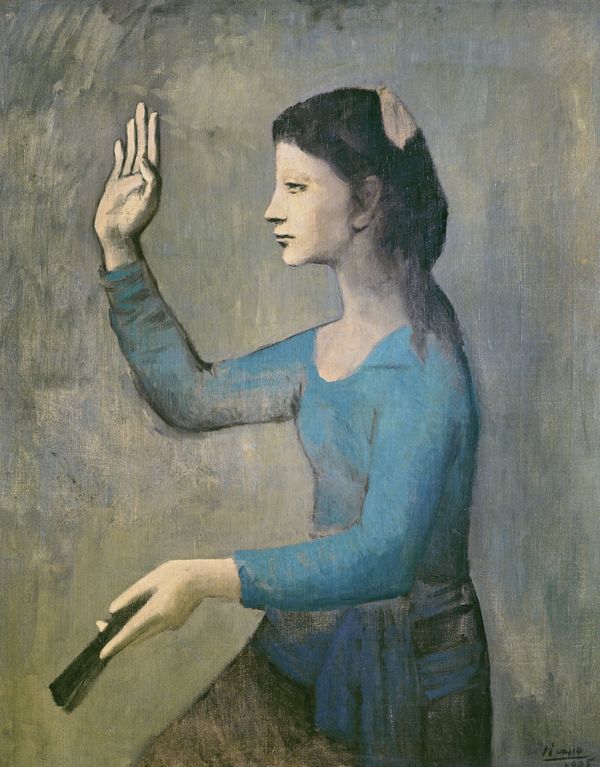 Pablo Picasso, Femme à l'éventail, 1905.