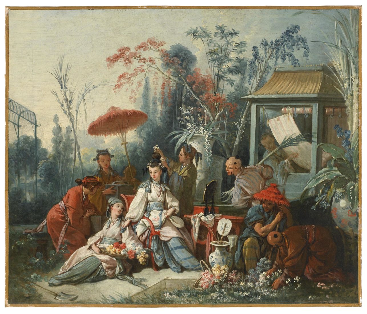 mbaa Besançon François BOUCHER, Le Jardin chinois