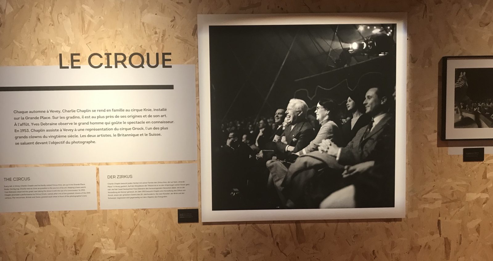 Exposition Chaplin Personal ~Yves Debraine Cirque