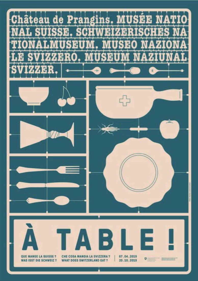 Affiche A table ! Prangins