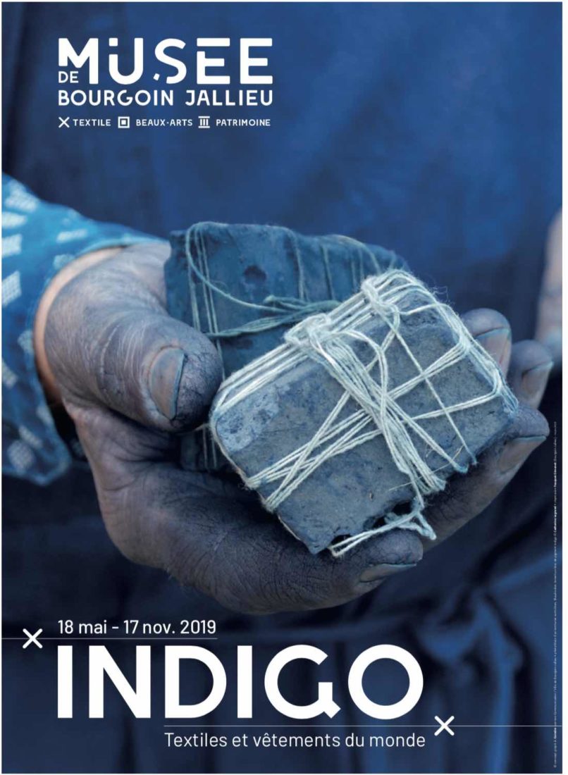 Musée de Bourgoin-Jallieu - exposition Indigo affiche