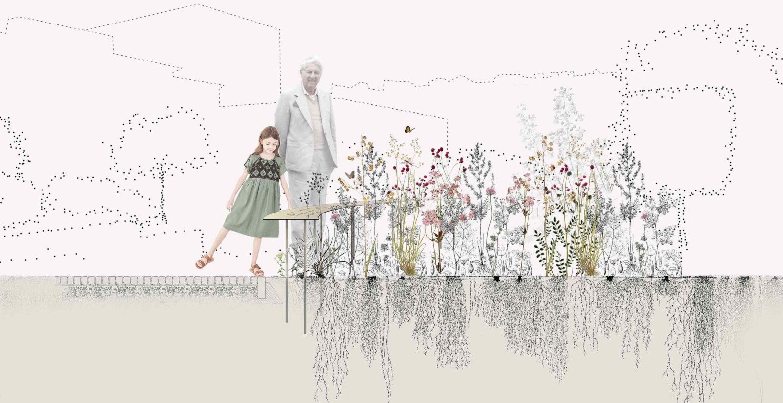 Lausanne jardins 2019 La Grande Pimprenelle détail