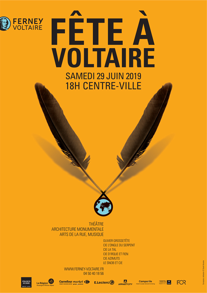 Ferney fête à Voltaire affiche 2019