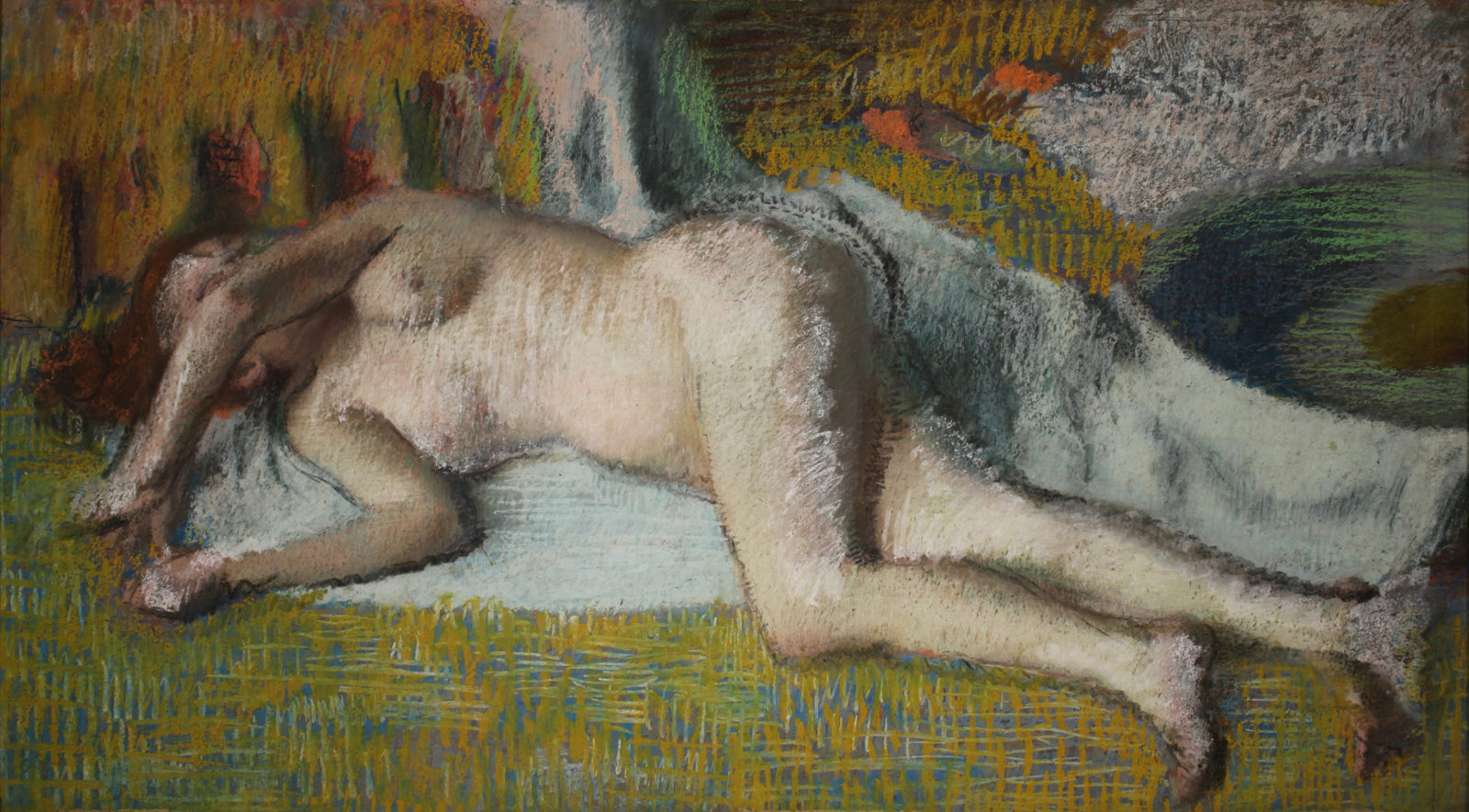 Le cannet Edgar Degas, Après le bain (femme nue couchée)