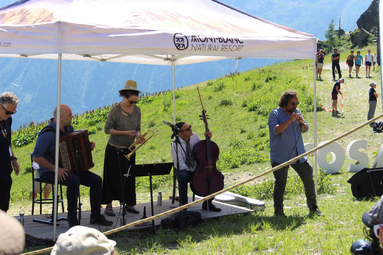 Cosmojazz Chamonix 2019 trio Gardel et Manoukian Plan Praz