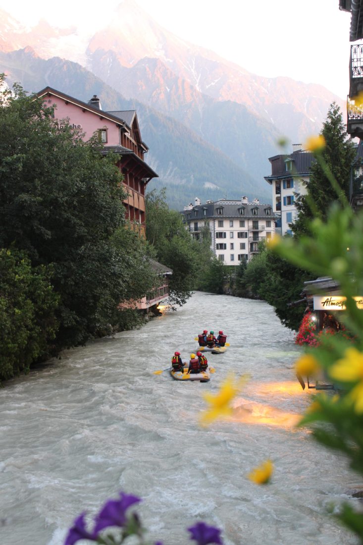 Chamonix canyoning sur l'Arve