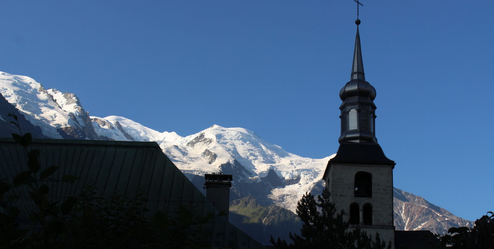 Chamonix clocher de l'église