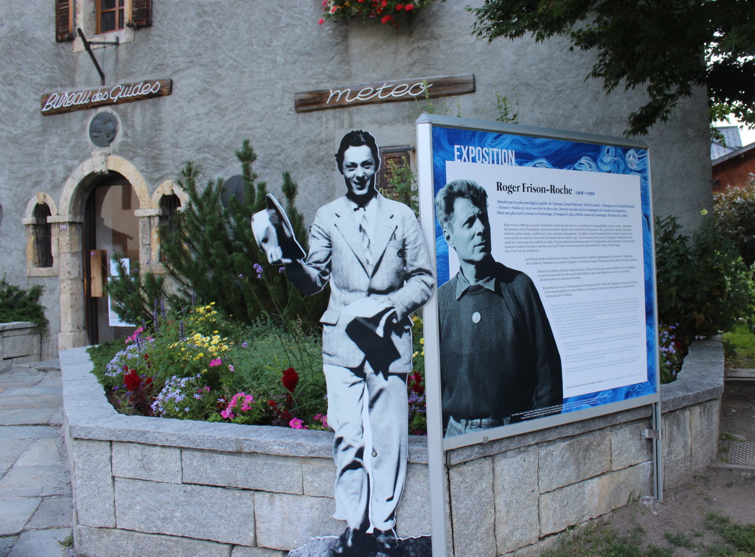 Chamonix présentation exposition Frison Roche