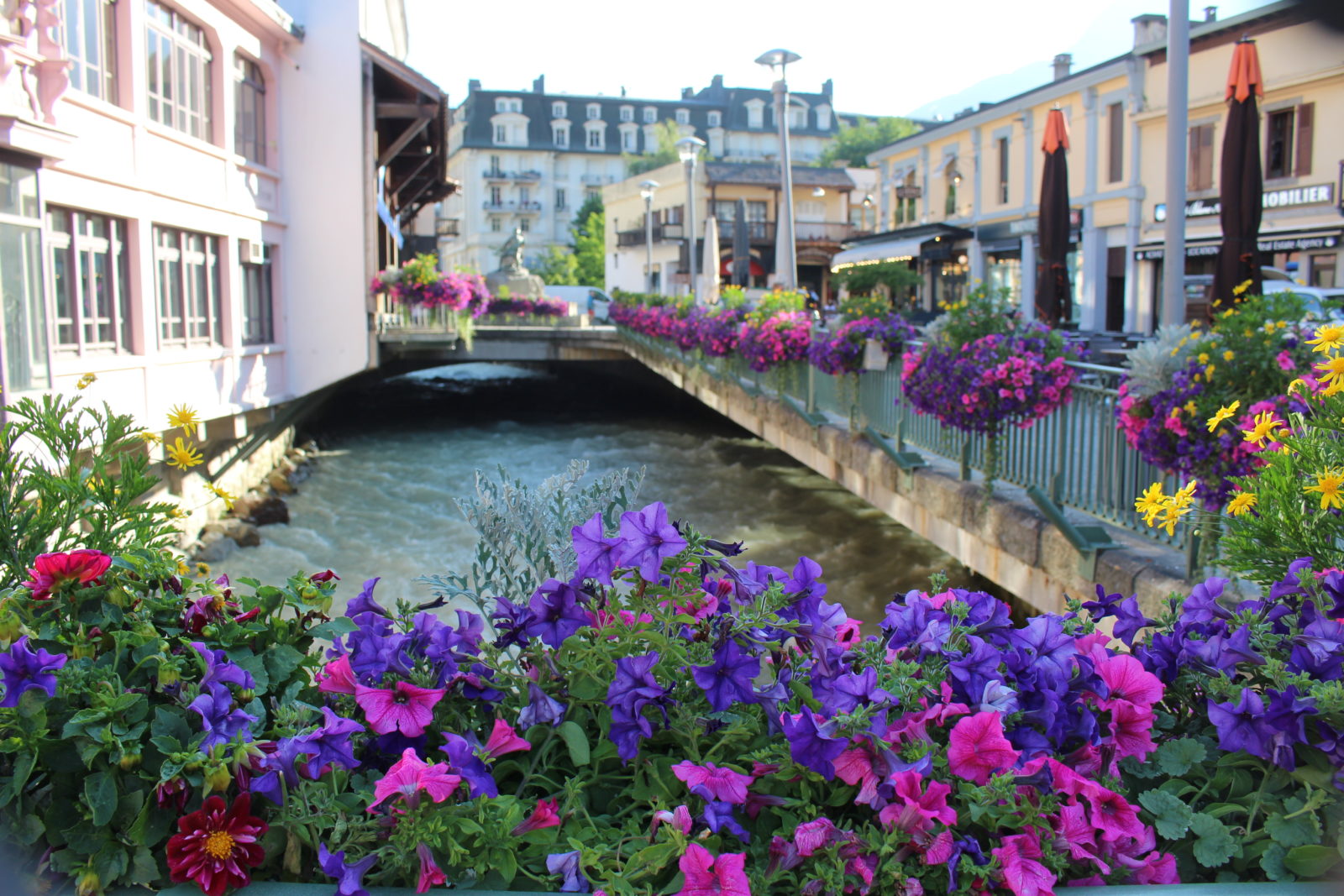 Chamonix pont sur l'Arve