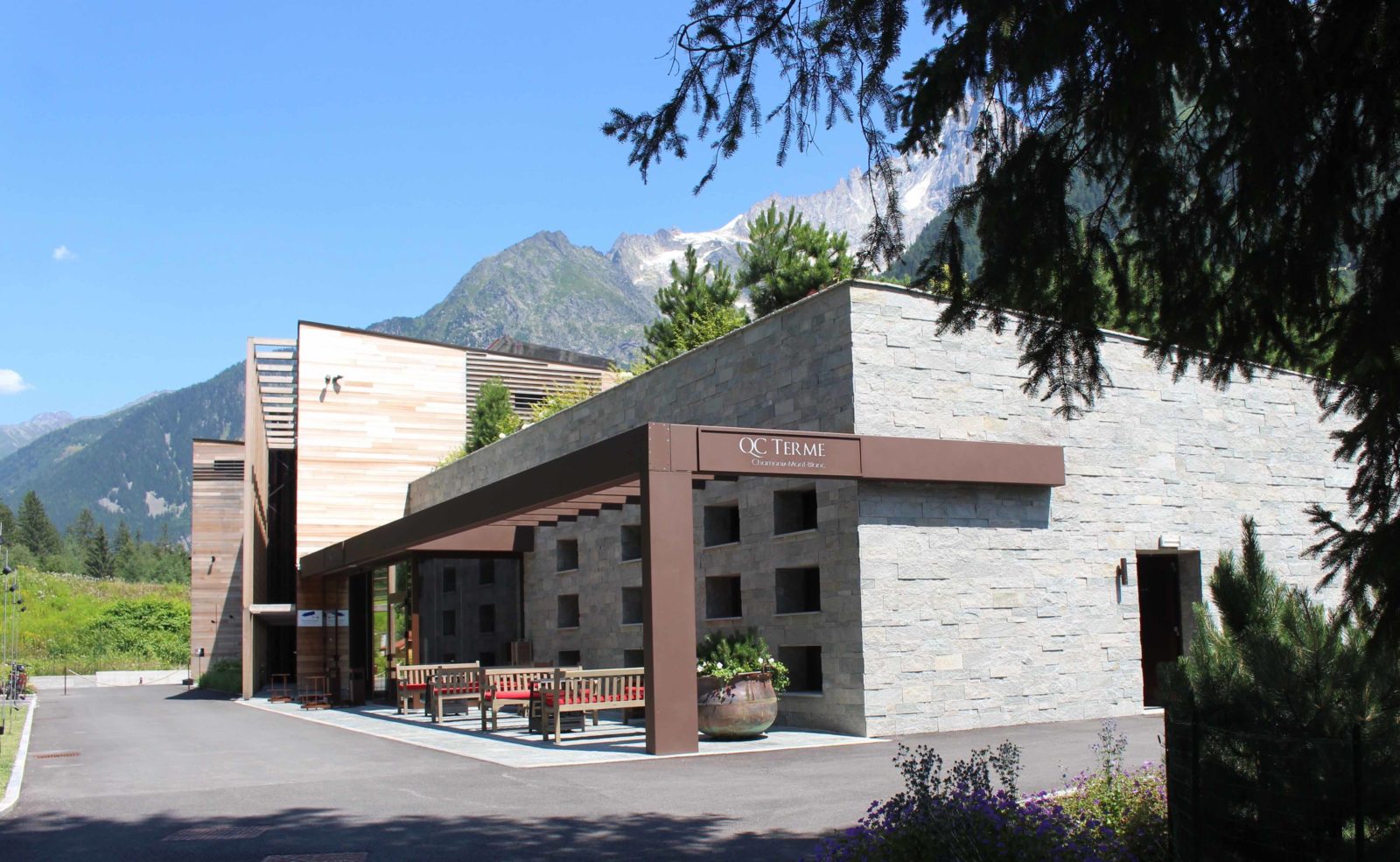 Vue sur QC Terme Chamonix 