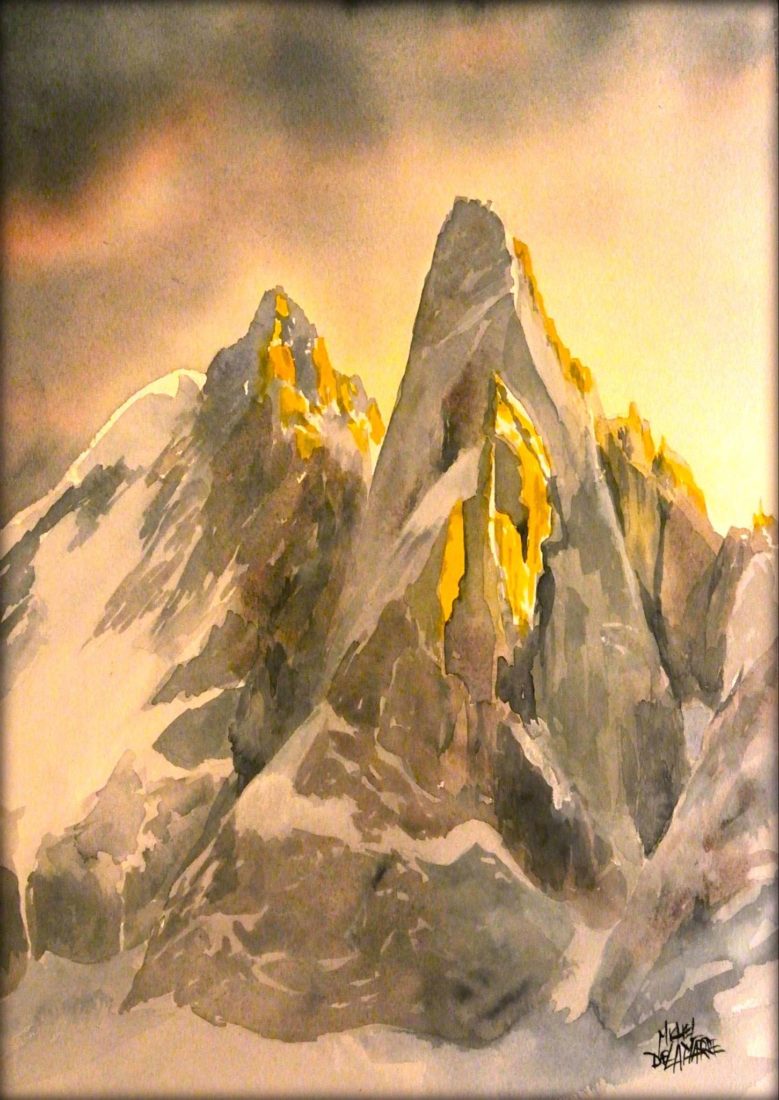 Michel Delamarre - Aiguille des Drus 