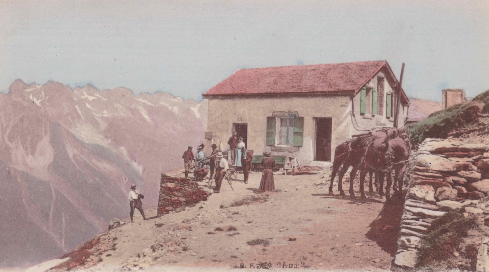 Refuge du Plan de l'Aiguille vue 1910