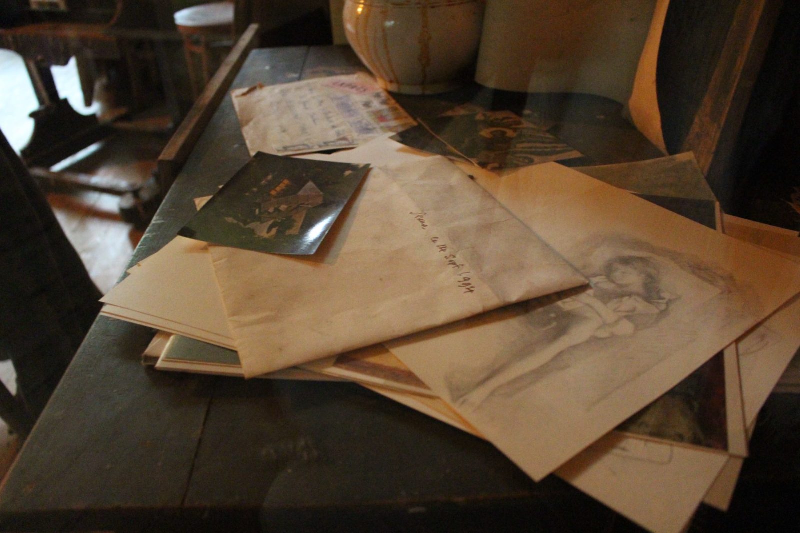 Atelier de Balthus Rossinière dessins