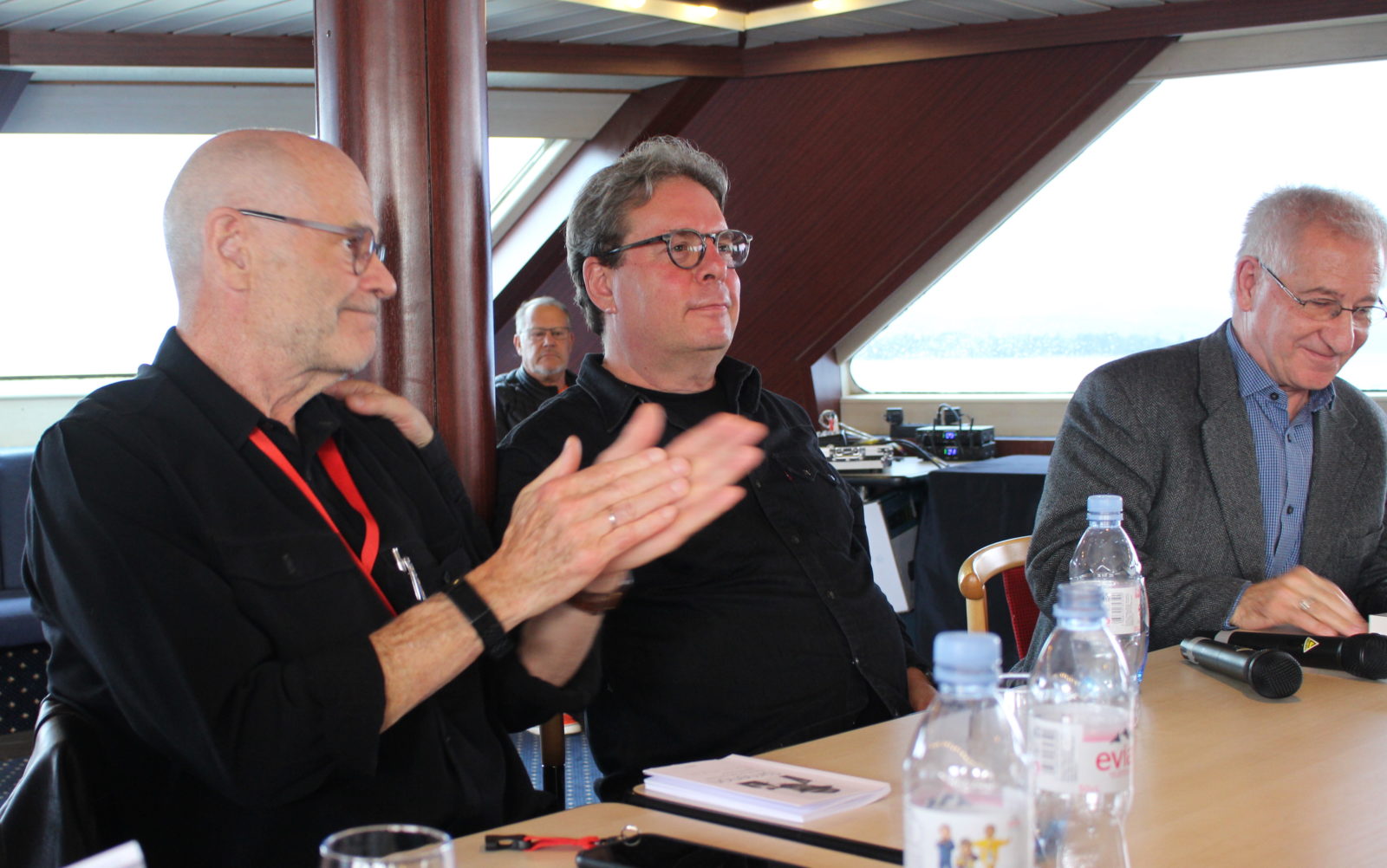 Conférence John Simenon, Douglas Kennedy, Laurent Fourcaut LSQ 2019