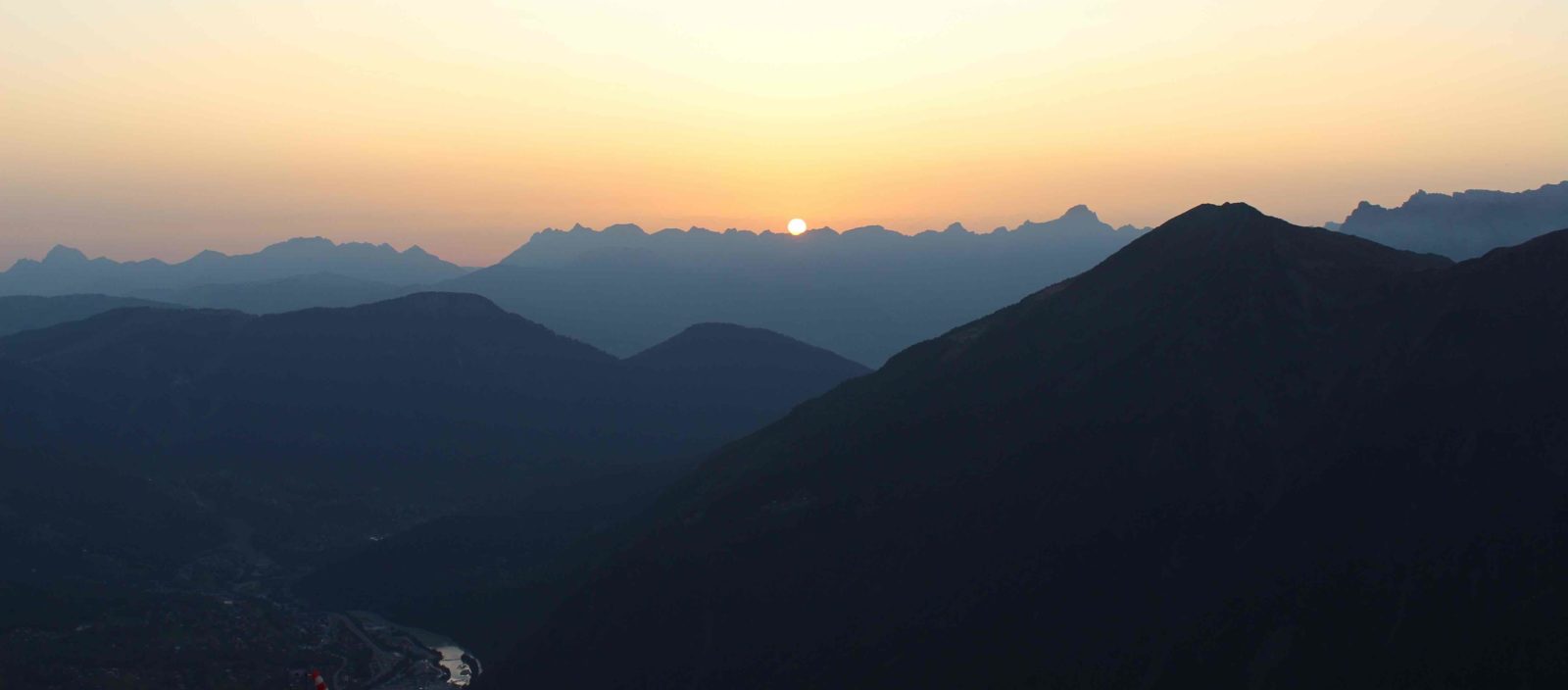 Refuge du Plan de l'Aiguille - crépuscule