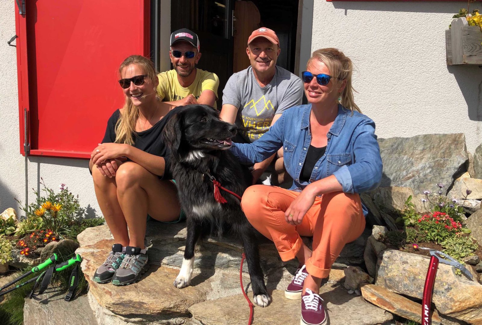 refuge du Plan de l'Aiguille - l'équipe 2019