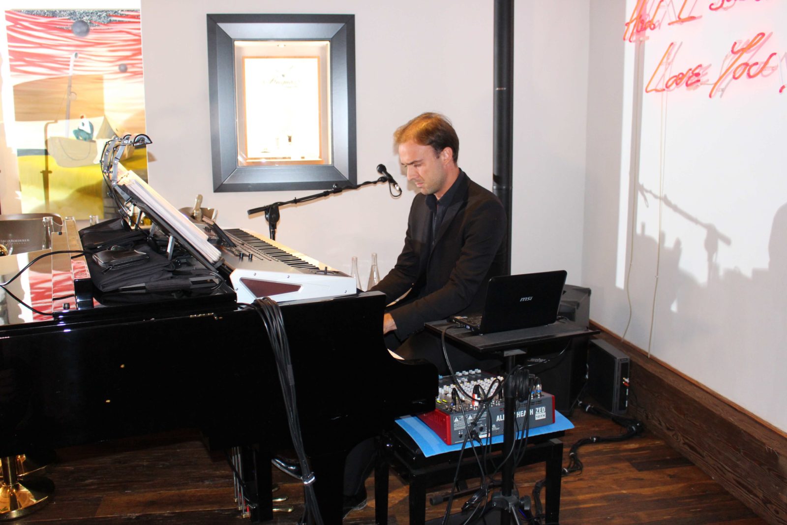 le pianiste  Guillaume Vincent.