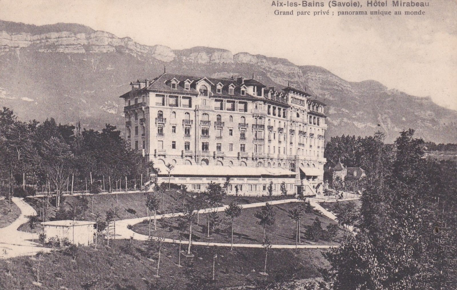 AIx-les-Bains, Hôtel Mirabeau en 1910