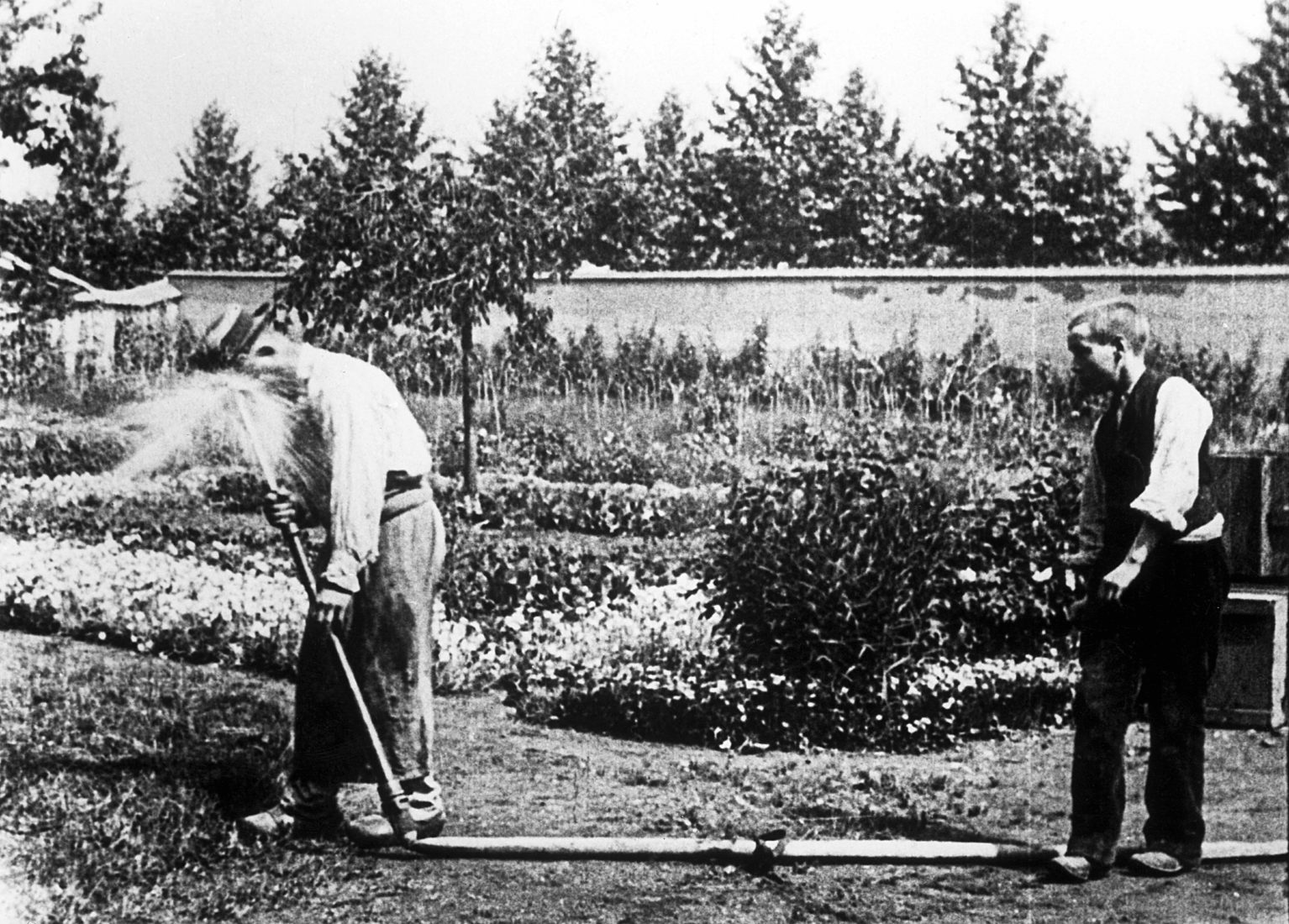 Evian palais Lumière Arroseur et arrosé © Collection Institut Lumière