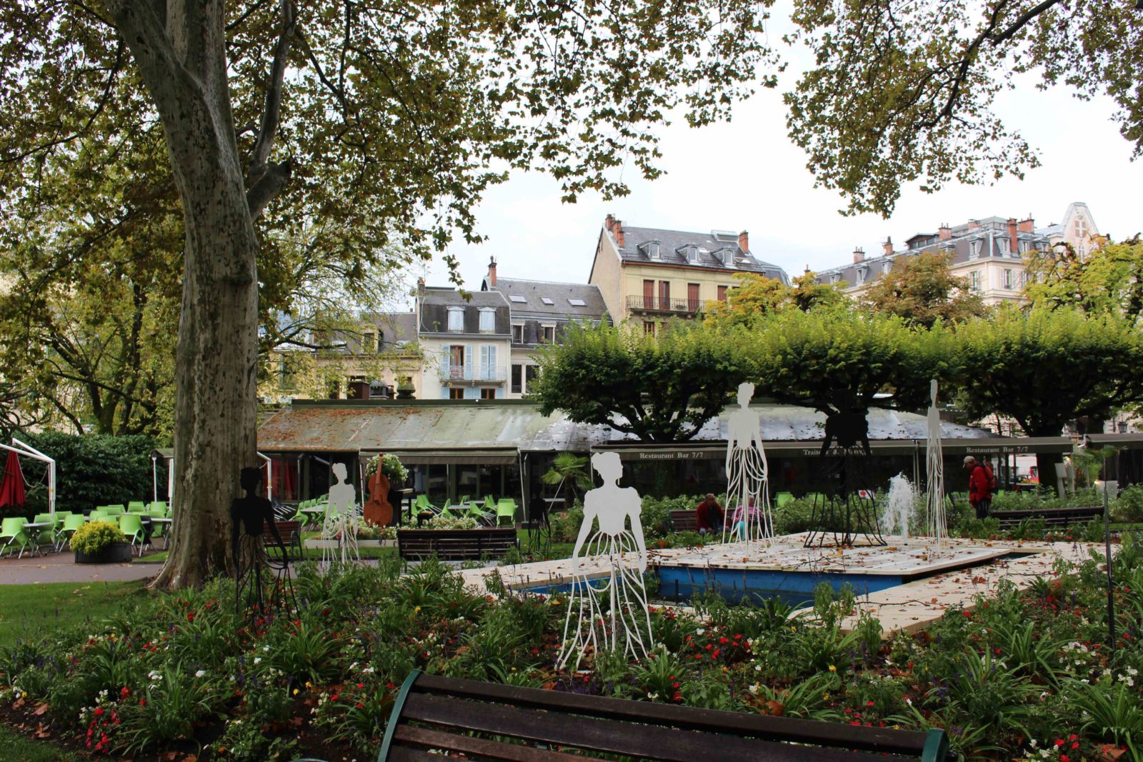 Parc à Aix les Bains