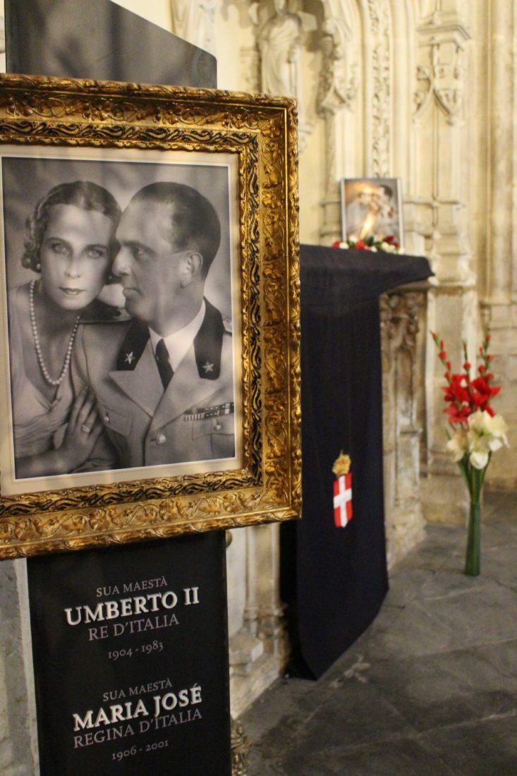 Abbaye d'Hautecombe tombes Umberto II et Marie José