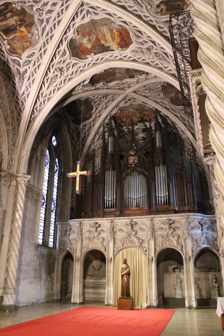 Abbaye d'Hautecombe intérieur - orgue