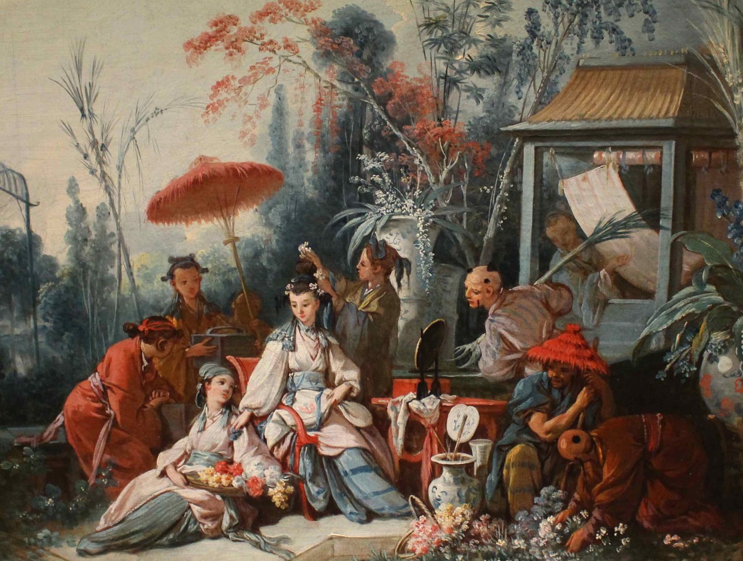 françois Boucher, Le jardin chinois