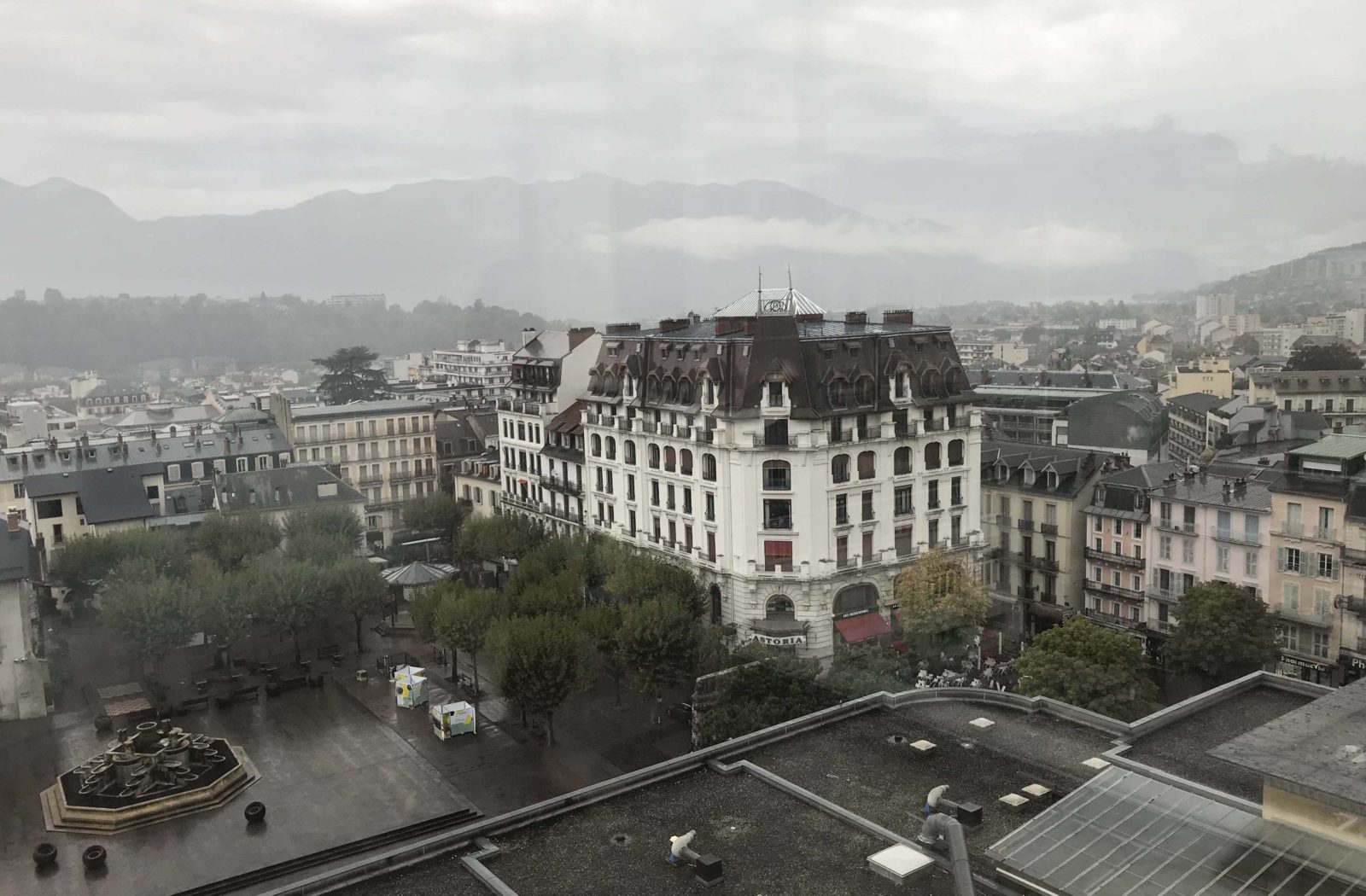 Vue d'Aix-les-Bains sur la ville