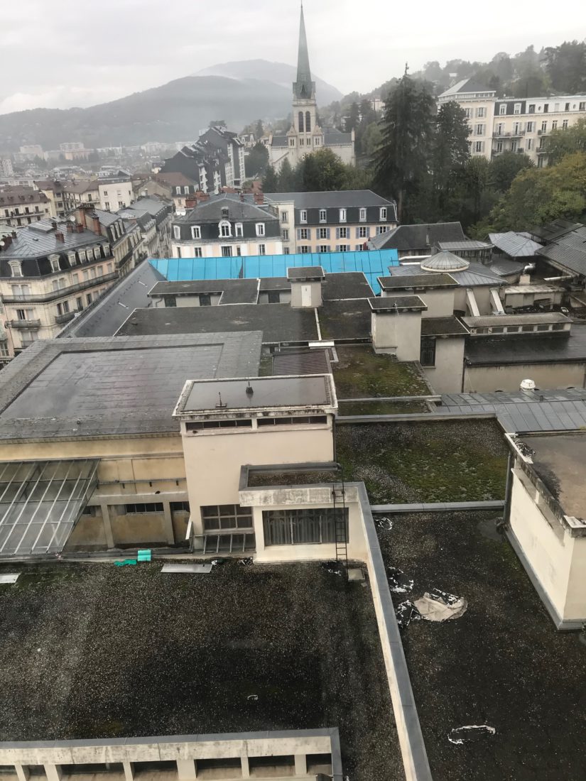 Vue d'Aix-les-Bains sur les thermes