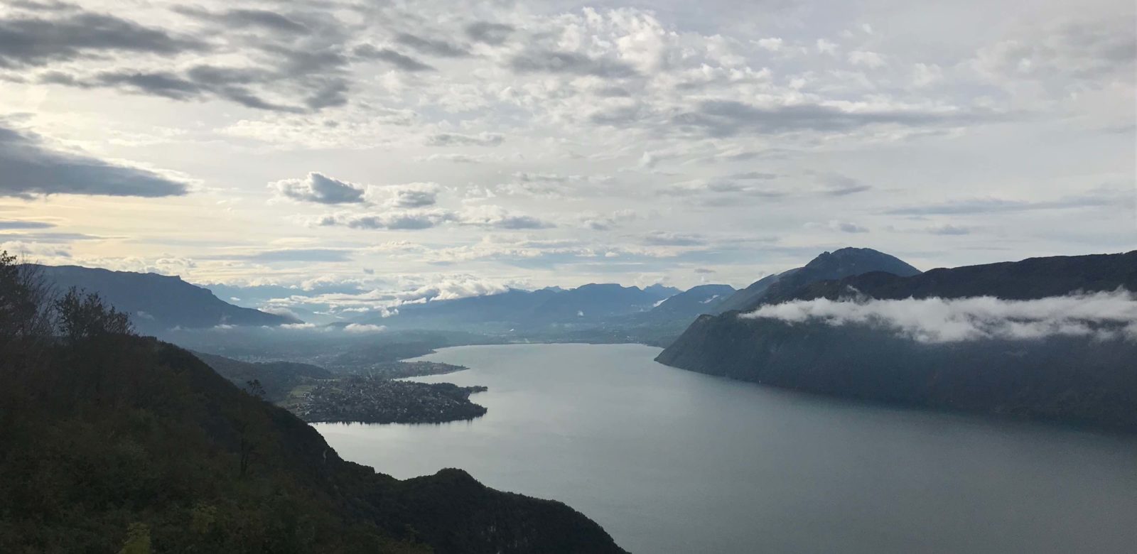 Le Lac du Bourget depuis La Chambotte